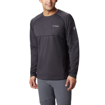 Columbia Sweater Heren, Mount Defiance Long Sleeve Crew Neck Big Zwart, 58HXZIQNV